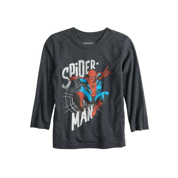 Toddler Boy Jumping Beans Marvel Spider-Man Graphic Tee, Toddler‎ Boy's, Size: 9 - Picture 1 of 4